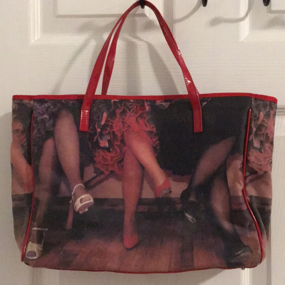 Anya Hindmarch London Tote Bag in red